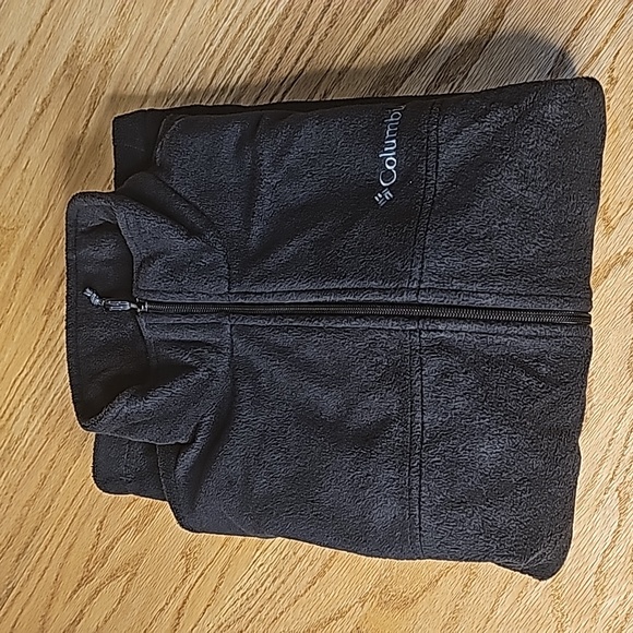 Columbia Fleece Full Zip Jacket, M Black - Picture 8 of 8